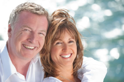 face of man and woman